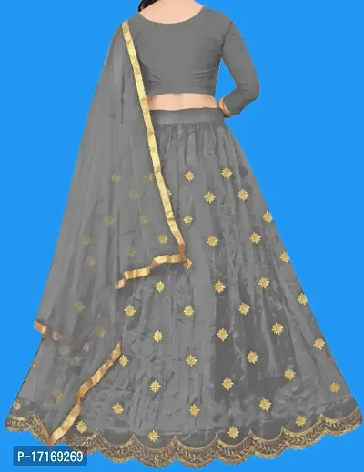 Kids Lehenga Choli Duptta Set-thumb2