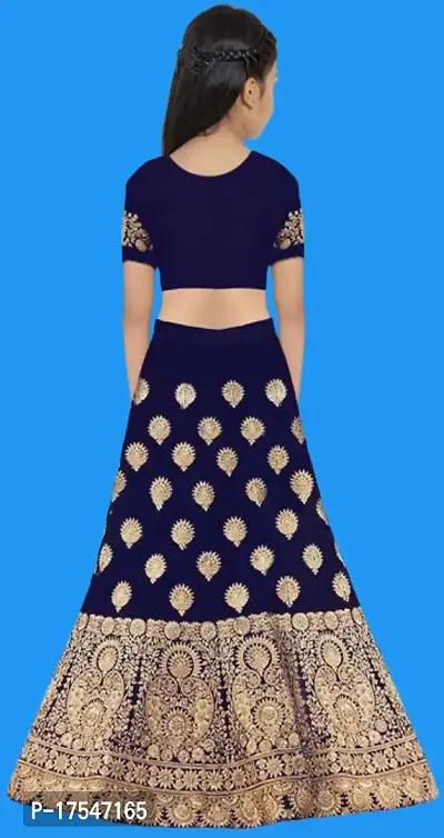 Kids Lehenga Choli Duptta Set-thumb2