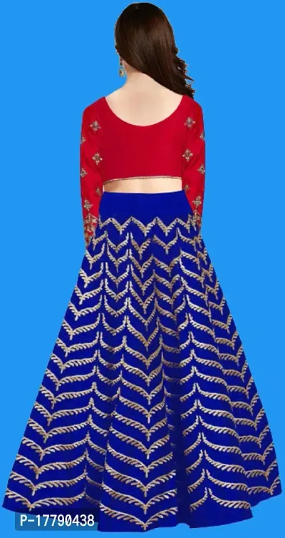 Kids Lehenga Choli Duptta Set-thumb2