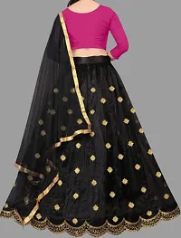 Kids Lehenga Choli Duptta Set-thumb1