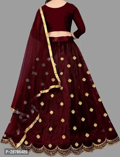 Kids Lehenga Choli Duptta Set-thumb2