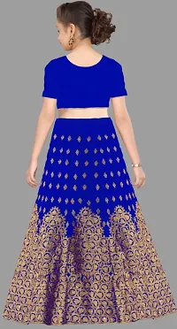 Kids Lehenga Choli Duptta Set-thumb1