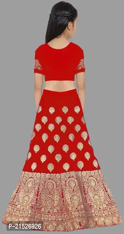 Kids Lehenga Choli Duptta Set-thumb2