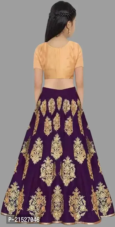 Kids Lehenga Choli Duptta Set-thumb2