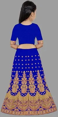 Kids Lehenga Choli Duptta Set-thumb1