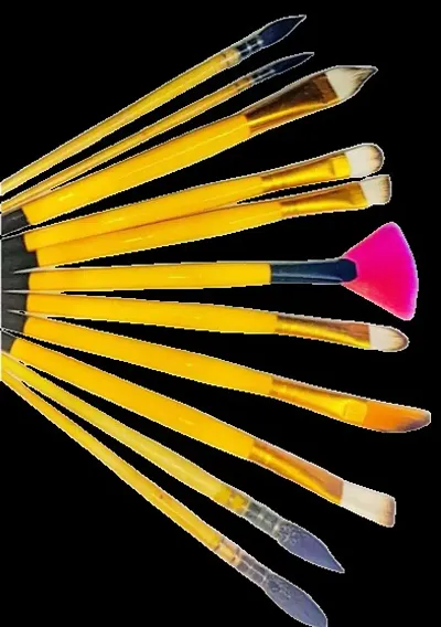 Paint Brushes Set Watercolor Painting Brush Set Art Drawing Supplies For Beginners Kids And Adults-Pack Of 11