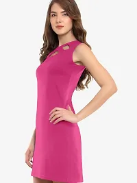 Classic Lycra Solid Dresses for Women-thumb1