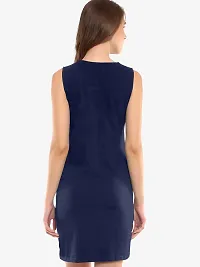 Classic Lycra Solid Dresses for Women-thumb1