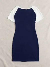 Womens Blue Color Bodycon one pices Drees.-thumb2