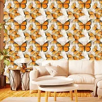 Self Adhesive Wall Stickers for Home Decoration Extra Large Size 300x40Cm Wallpaper for Walls VintageButterfly Wall stickers for Bedroom  Bathroom  Kitchen  Living Room Pack of -1-thumb1