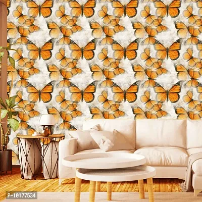 Self Adhesive Wall Stickers for Home Decoration Extra Large Size 300x40Cm Wallpaper for Walls VintageButterfly Wall stickers for Bedroom  Bathroom  Kitchen  Living Room Pack of -1-thumb2