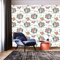 Self Adhesive Wall Stickers for Home Decoration Extra Large Size 300x40Cm Wallpaper for Walls GreetingFlower Wall stickers for Bedroom  Bathroom  Kitchen  Living Room Pack of -1-thumb1