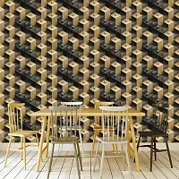 Self Adhesive Wallpaper Model 3D Block Large Size(300 cm X 40 cm)-thumb2