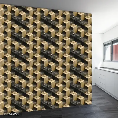 Self Adhesive Wallpaper Model 3D Block Large Size(300 cm X 40 cm)-thumb4