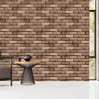 Self Adhesive Wallpaper Model Desi Brick Large Size(300 cm X 40 cm)-thumb4