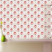 Self Adhesive Wallpaper Model Anaar Flower Large Size(300 cm X 40 cm)-thumb3