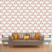 Self Adhesive Wallpaper Model Gudhal Fool Large Size(300 cm X 40 cm)-thumb2