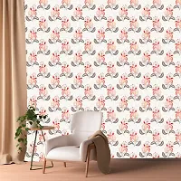 Self Adhesive Wallpaper Model Gudhal Fool Large Size(300 cm X 40 cm)-thumb4