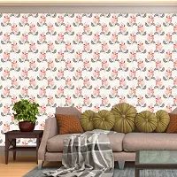 Self Adhesive Wallpaper Model Gudhal Fool Large Size(300 cm X 40 cm)-thumb3