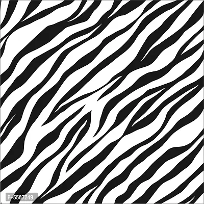 Self Adhesive Wallpaper Model Zebra Texture Large Size(300 cm X 40 cm)-thumb0
