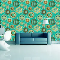 WallDaddy Wallpaper Model (CreativeGreen) Extra Large Size (40x300)CM For Bedroom, Drawing Room, Kidsroom, Walls, Doors, Furniture etc-thumb2