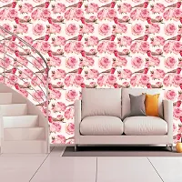 Wallpaper Model Bird Flower Extra Large Size 40X300 Cm For Bedroom Drawing Room Kids Room Walls Doors Furniture Etc-thumb3