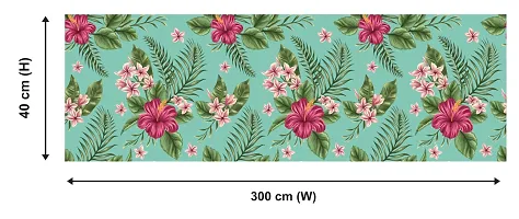 WallDaddy Wallpaper Model (GardenFlowerDesign33) Extra Large Size (40x300)CM For Bedroom, Drawing Room, Kidsroom, Walls, Doors, Furniture etc-thumb1