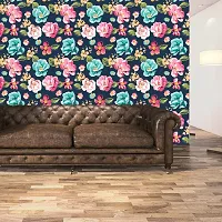 WallDaddy Wallpaper Model (PaintingFlower) Extra Large Size (40x300)CM For Bedroom, Drawing Room, Kidsroom, Walls, Doors, Furniture etc-thumb2