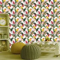 WallDaddy Wallpaper Model (ParrotonTree) Extra Large Size (40x300)CM For Bedroom, Drawing Room, Kidsroom, Walls, Doors, Furniture etc-thumb2