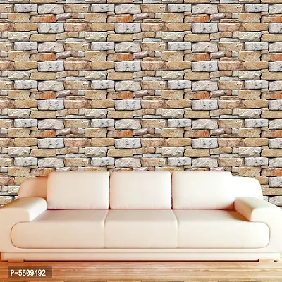 WallDaddy Wallpaper Model (PattharWall) Extra Large Size (40x300)CM For Bedroom, Drawing Room, Kidsroom, Walls, Doors, Furniture etc-thumb3