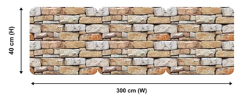 WallDaddy Wallpaper Model (PattharWall) Extra Large Size (40x300)CM For Bedroom, Drawing Room, Kidsroom, Walls, Doors, Furniture etc-thumb1