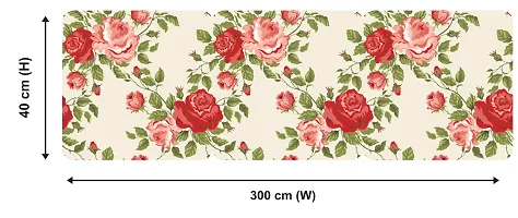 WallDaddy Wallpaper Model (RossyRose) Extra Large Size (40x300)CM For Bedroom, Drawing Room, Kidsroom, Walls, Doors, Furniture etc-thumb1