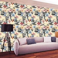 WallDaddy Wallpaper Model (TextureFlower) Extra Large Size (40x300)CM For Bedroom, Drawing Room, Kidsroom, Walls, Doors, Furniture etc-thumb3