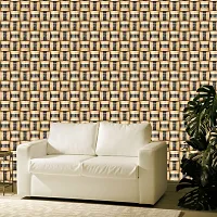 WallDaddy Wallpaper Model (WoodSquare) Extra Large Size (40x300)CM For Bedroom, Drawing Room, Kidsroom, Walls, Doors, Furniture etc-thumb3