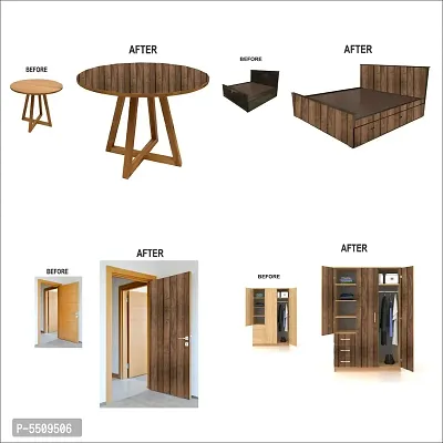 Wallpaper Model Wooden Strip Extra Large Size 40X300 Cm For Bedroom Drawing Room Kids Room Walls Doors Furniture Etc-thumb5