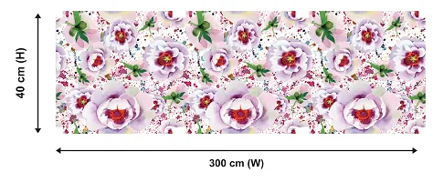Wallpaper Model Spray Flower Extra Large Size 40X300 Cm For Bedroom Drawing Room Kids Room Walls Doors Furniture Etc-thumb1
