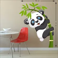 Wall Sticker Model (Baby Panda) Large Size (60 X 49)cm For Bedroom, Drawing Room, Kids Room, Walls-thumb1