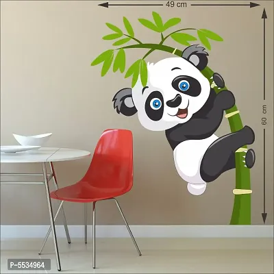 Wall Sticker Model (Baby Panda) Large Size (60 X 49)cm For Bedroom, Drawing Room, Kids Room, Walls-thumb2