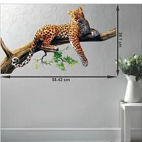 Wall Sticker Model (Jaguar) Large Size (60 X 40)cm For Bedroom, Drawing Room, Kids Room, Walls-thumb1