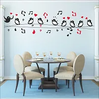 Wall Sticker Model (Music Bird) Large Size (150 X 40)cm For Bedroom, Drawing Room, Kids Room, Walls-thumb3