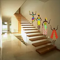 Wall Sticker Model (Africanwoomen) Large Size (103 X 60)cm For Bedroom, Drawing Room, Kids Room, Walls-thumb2