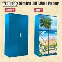 Almira Sticker Model (BeachAlmira) Full Size (39x84)inch For All Type Of Almira, Doors, Walls-thumb1