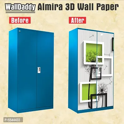 Almira Sticker Model (BoxnBoxFlowerAlmira) Full Size (39x84)inch For All Type Of Almira, Doors, Walls-thumb2