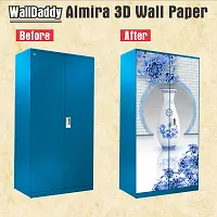 Almira Sticker Model (ChinaBlueFlowerpotAlmirah) Full Size (39x84)inch For All Type Of Almira, Doors, Walls-thumb1