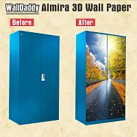 Almira Sticker Model (FootPaathAlmira) Full Size (39x84)inch For All Type Of Almira, Doors, Walls-thumb1