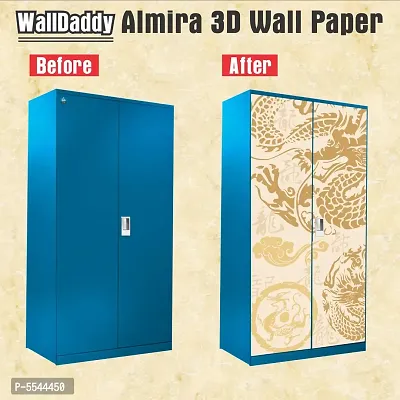 Almira Sticker Model (GoldenDragonAlmira) Full Size (39x84)inch For All Type Of Almira, Doors, Walls-thumb2