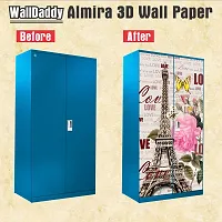 Almira Sticker Model (LoveEiffelTower) Full Size (39x84)inch For All Type Of Almira, Doors, Walls-thumb1