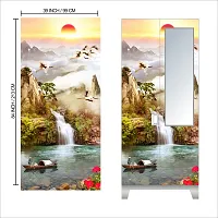 Almira Sticker Model (NatureSunset) Full Size (39x84)inch For All Type Of Almira, Doors, Walls-thumb2