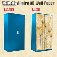 Almira Sticker Model (OilFlowerAlmira) Full Size (39x84)inch For All Type Of Almira, Doors, Walls-thumb1