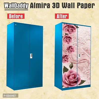 Almira Sticker Model (LoveRoseArtAlmiarah) Full Size (39x84)inch For All Type Of Almira, Doors, Walls-thumb2